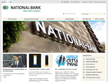 Tablet Screenshot of national-bank.de